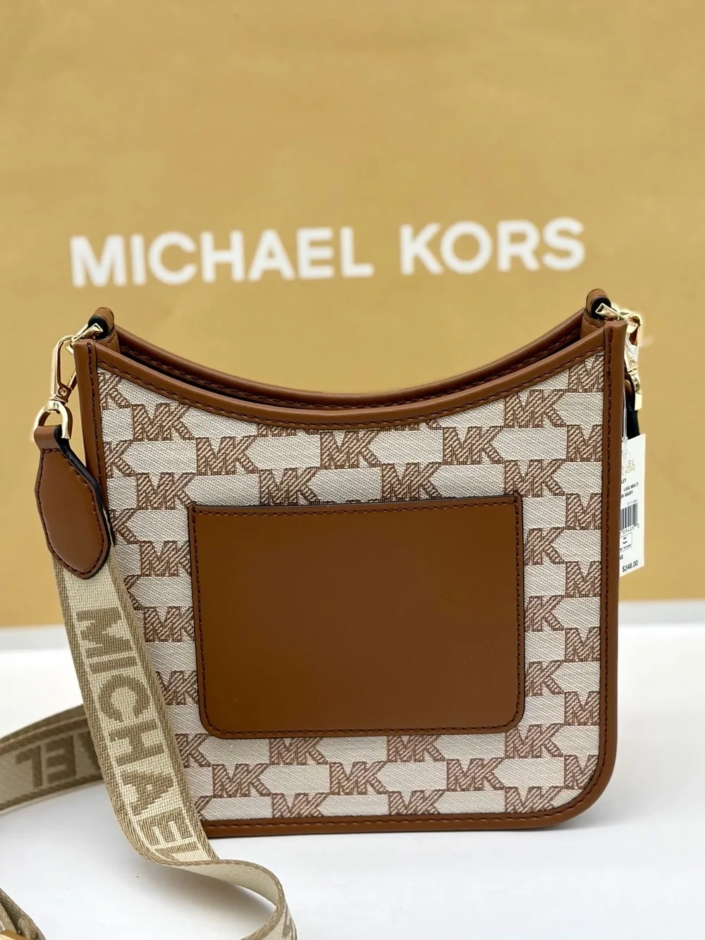 Michael Kors Briley Small Logo Messenger Crossbody Bag